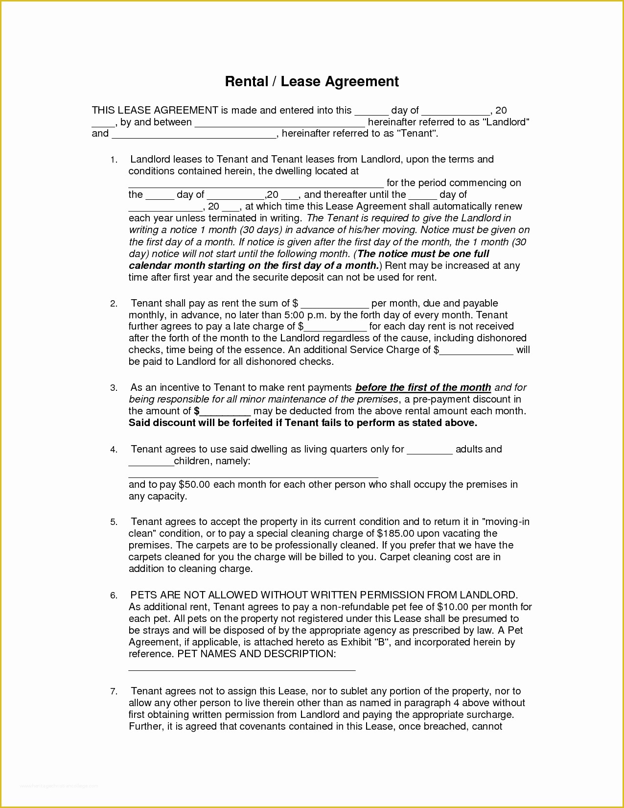 Free Rental Lease Template Of Free Copy Rental Lease Agreement 1275px