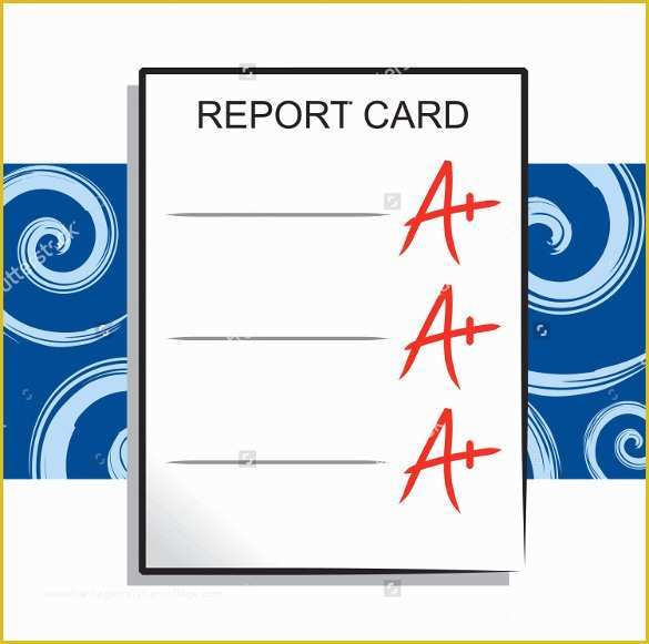 Free Report Card Template Of 12 Progress Report Card Templates to Free Download
