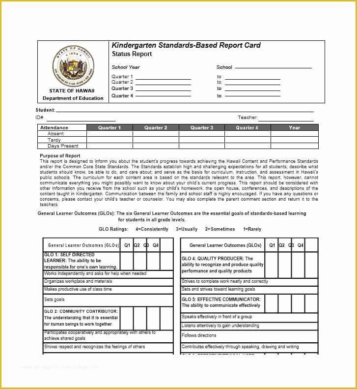 Free Report Card Template Of 30 Real &amp; Fake Report Card Templates [homeschool High