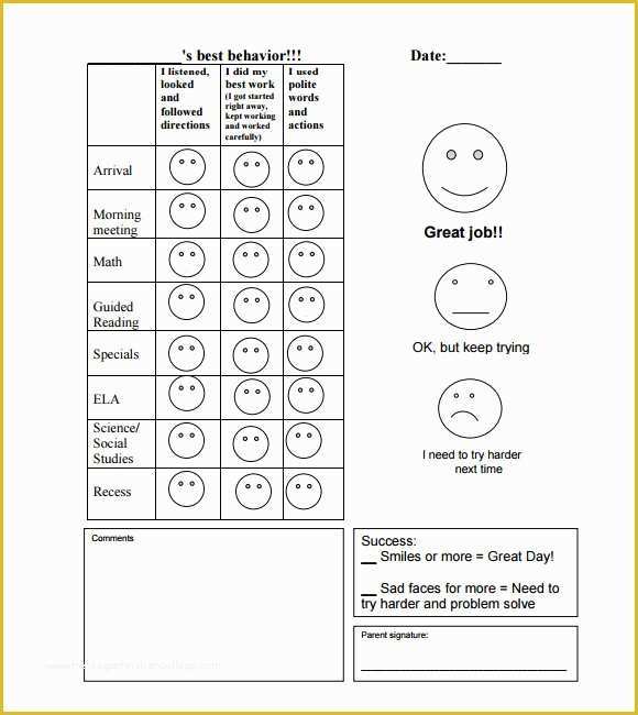 Free Report Card Template Of 8 Report Card Templates Free Samples Examples & formats