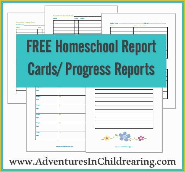 Free Report Card Template Of Homeschool Report Card Template Free