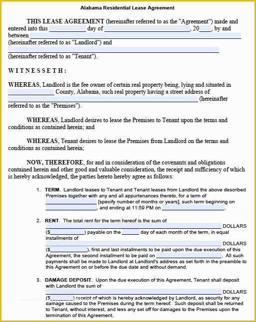 Free Residential Lease Agreement Template Pdf Of Apartment Lease Agreement Template Beepmunk