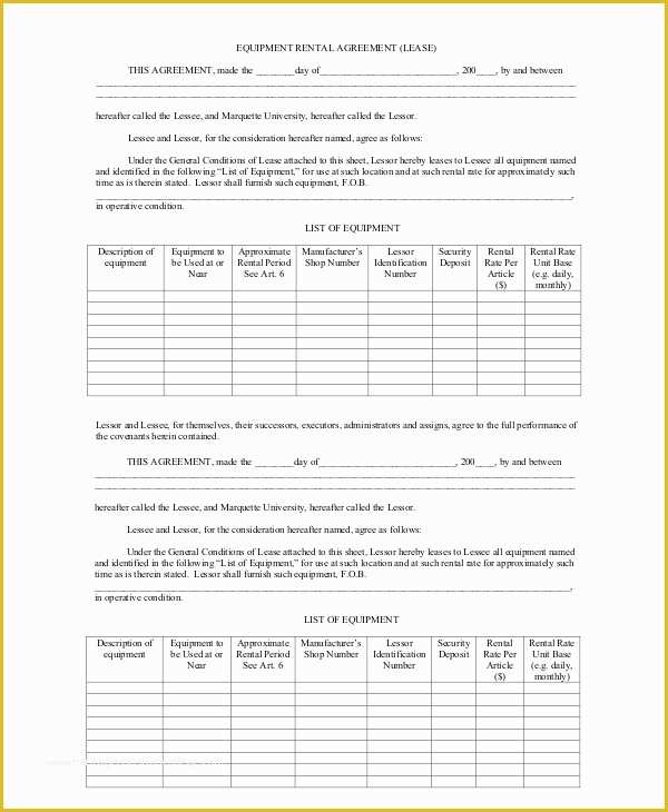 Free Residential Lease Agreement Template Pdf Of Blank Rental Agreement – 9 Free Word Pdf Documents