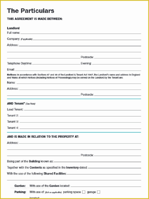 Free Residential Lease Agreement Template Pdf Of Free Rental Agreement form