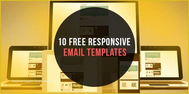 Free Responsive Email Templates Of 10 Free Responsive Email Newsletter Templates