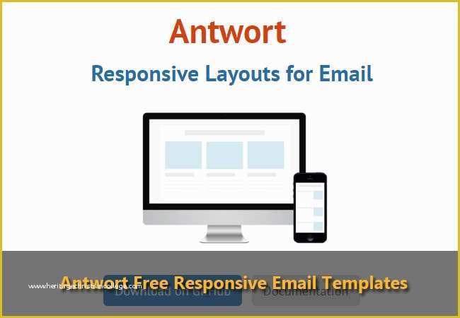 Free Responsive Email Templates Of Free Responsive Email Newsletter Templates for Marketing
