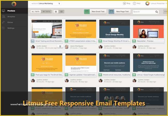 Free Responsive Email Templates Of Free Responsive Email Newsletter Templates for Marketing