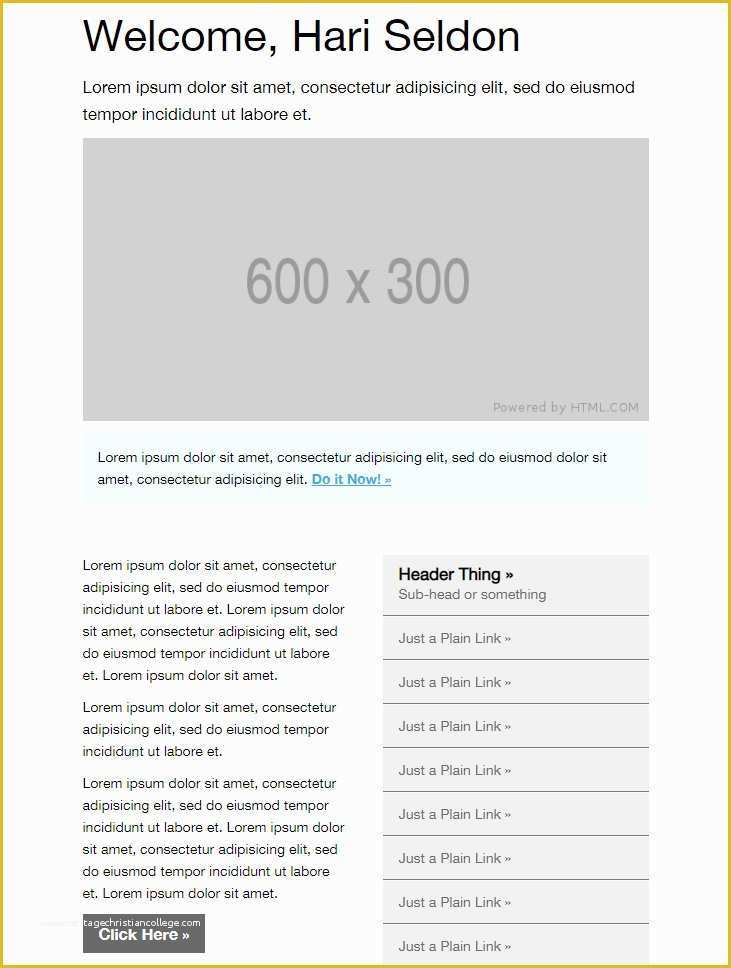 Free Responsive HTML Email Templates Of 99 Free Responsive HTML Email Templates to Grab In 2018