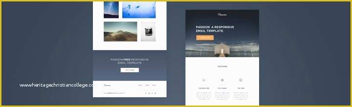 Free Responsive HTML Email Templates Of Web Resources Freebies