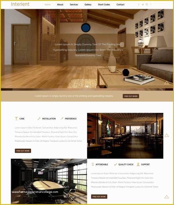 Free Responsive Website Templates for Interior Design Of 20 Architects Website themes & Templates