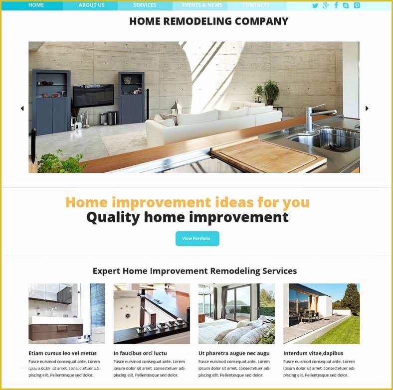 Free Responsive Website Templates for Interior Design Of 23 Interior Design Website themes & Templates