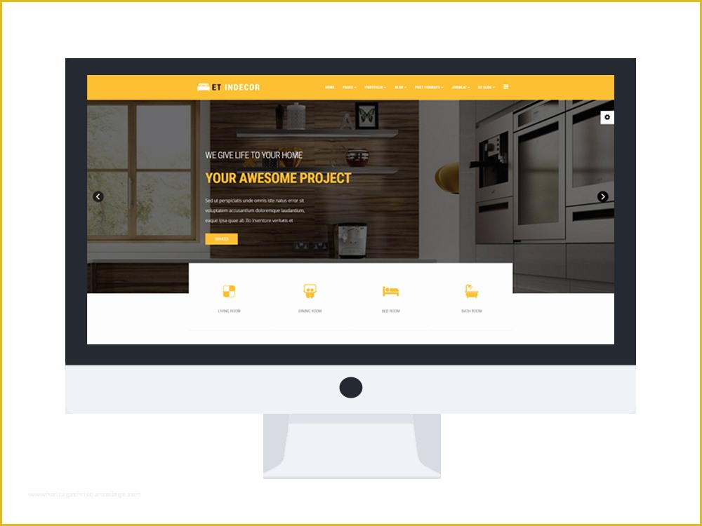 Free Responsive Website Templates for Interior Design Of Et Indecor – Free Responsive Interior Design Joomla Templates