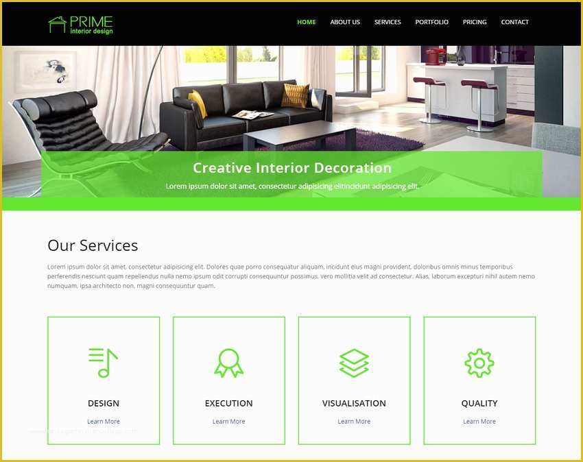 Free Responsive Website Templates for Interior Design Of Latest HTML5 Website Templates 3