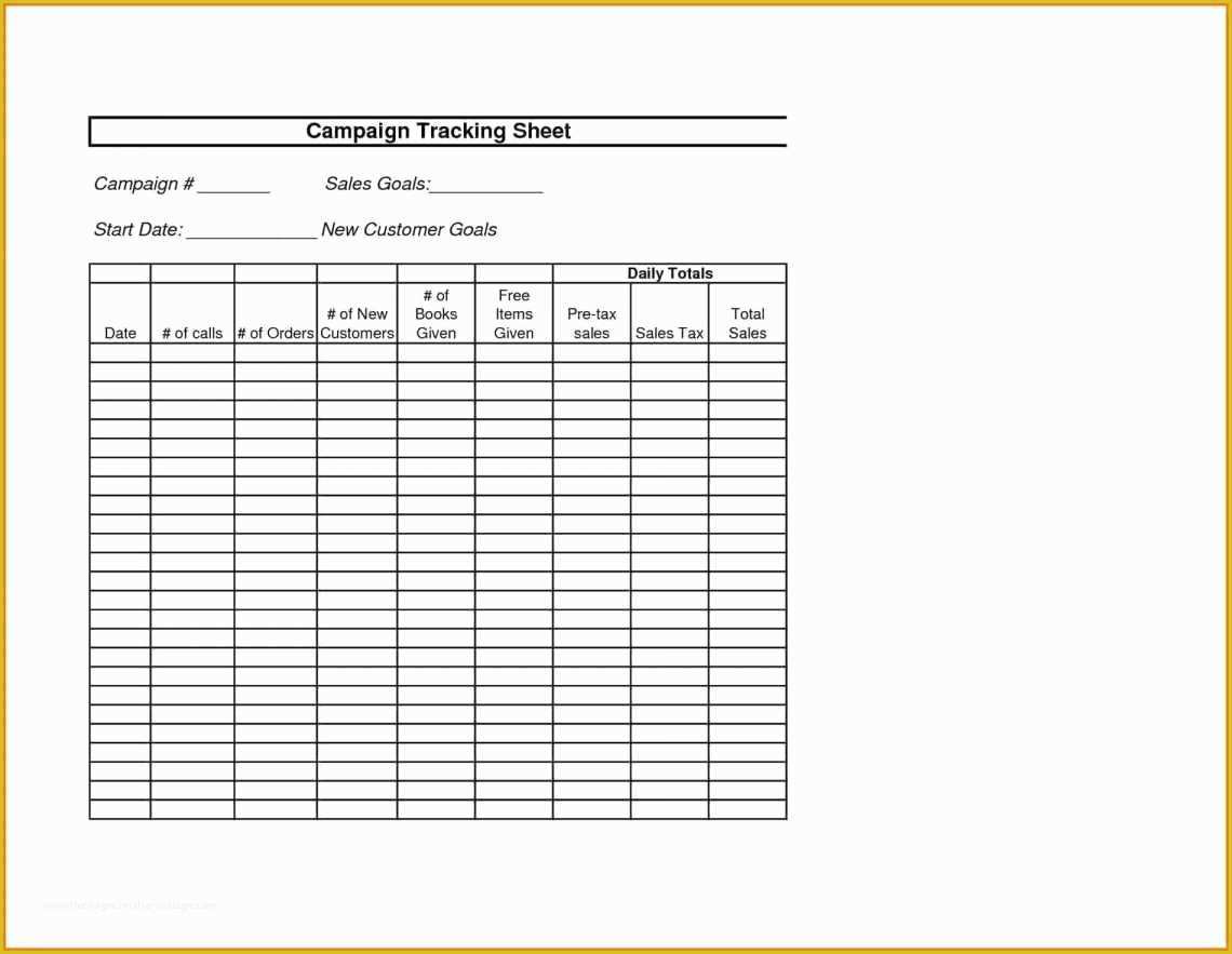 Free Restaurant Daily Sales Report Template Excel Of Free Daily Sales Report Template Spreadsheet Call In Excel