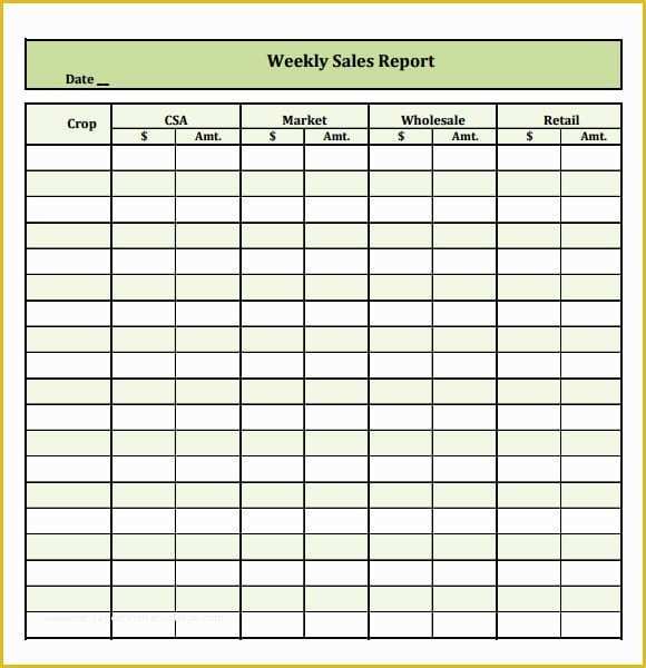 Free Restaurant Daily Sales Report Template Excel Of How to Write A Weekly Sales Report