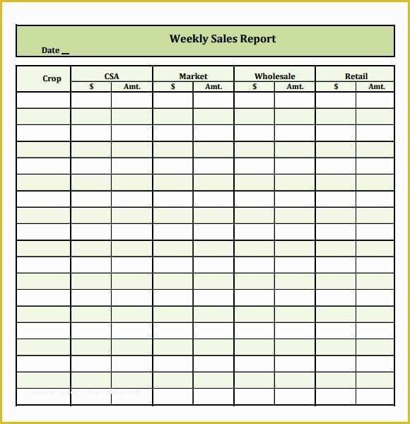 Free Restaurant Daily Sales Report Template Excel Of How to Write A Weekly Sales Report