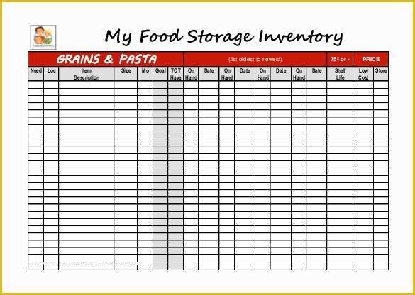 Free Restaurant Inventory Templates Of 13 Food Inventory Templates Doc Pdf