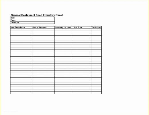 Free Restaurant Inventory Templates Of 17 Best Of Bakery Inventory Worksheet Restaurant