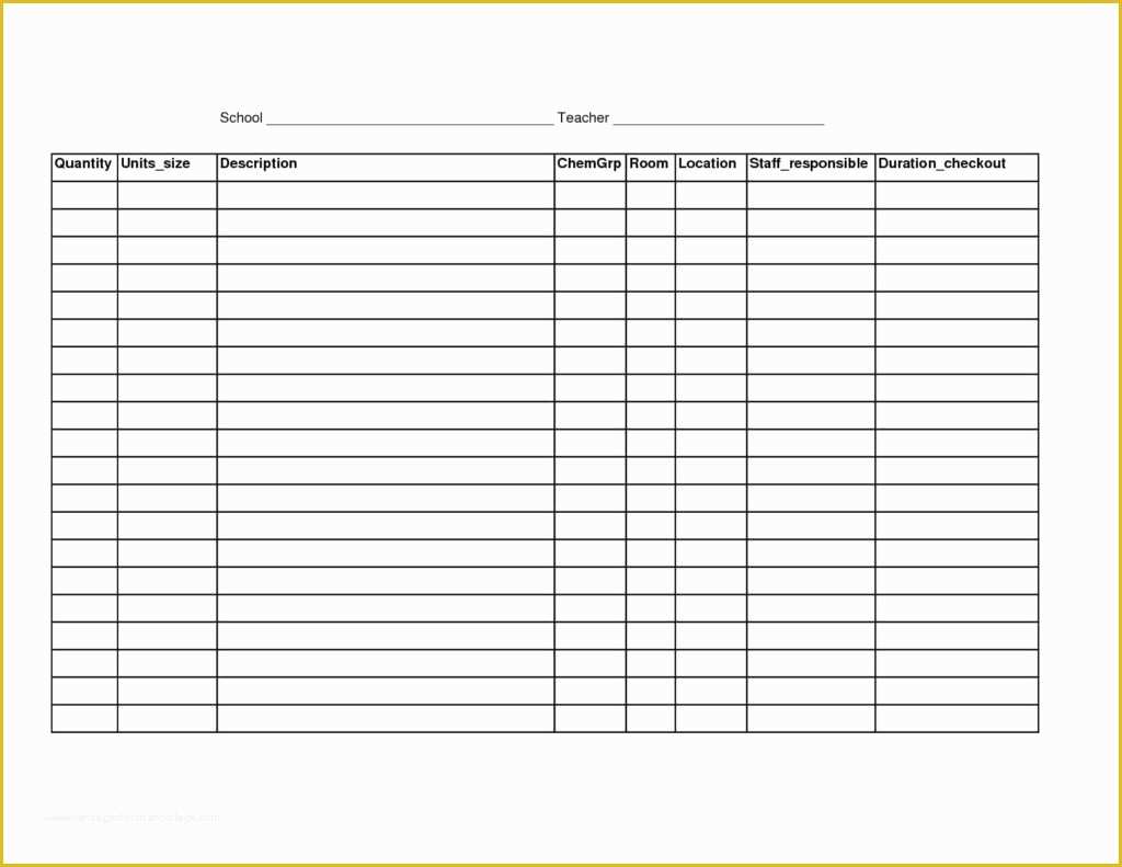 Free Restaurant Inventory Templates Of Free Inventory Spreadsheet Template Spreadsheet Templates