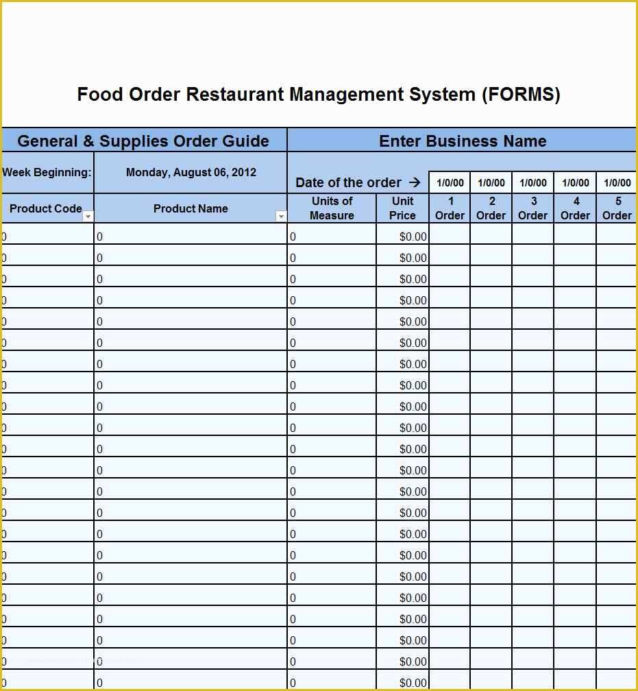 Free Restaurant Inventory Templates Of Restaurant Inventory Spreadsheet Template Spreadsheet