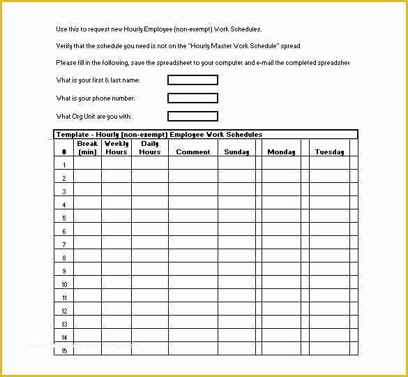 Free Restaurant Schedule Template Of Free Restaurant Schedule Template