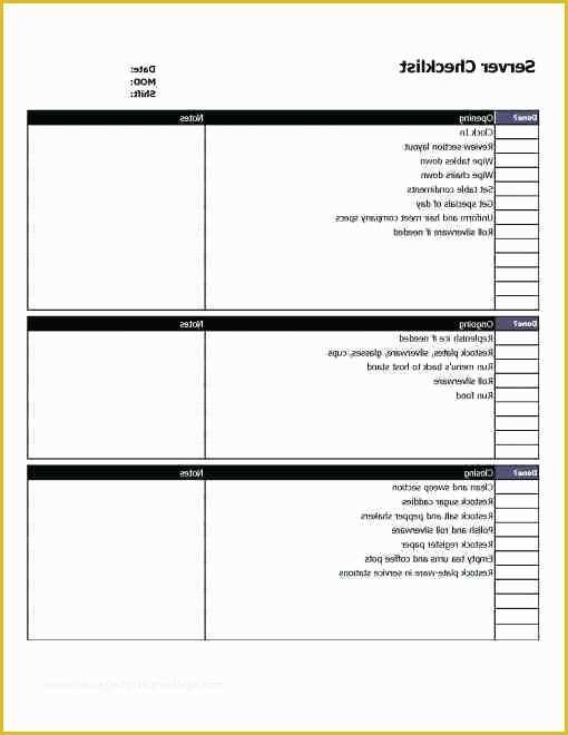 Free Restaurant Schedule Template Of Restaurant Server Schedule Template Free Restaurant