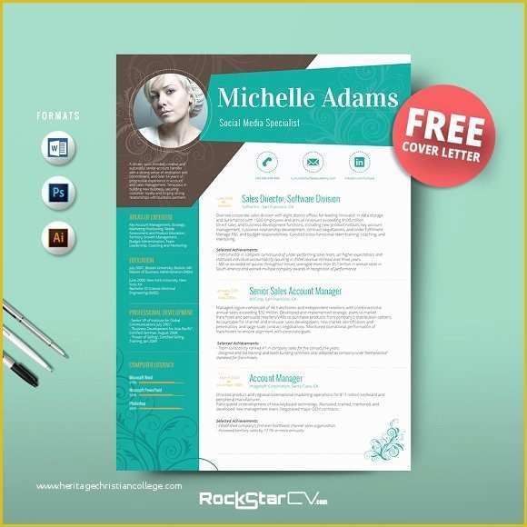 Free Resume Cover Letter Template Download Of Resume Template Free Cover Letter Resume Templates