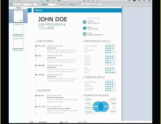Free Resume Templates for Mac Pages Of Great Apple Pages Resume Templates Free Gallery