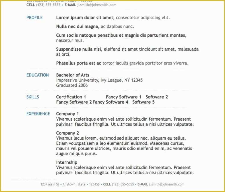 Free Resume Templates for Mac Pages Of Mac Pages Resume Templates