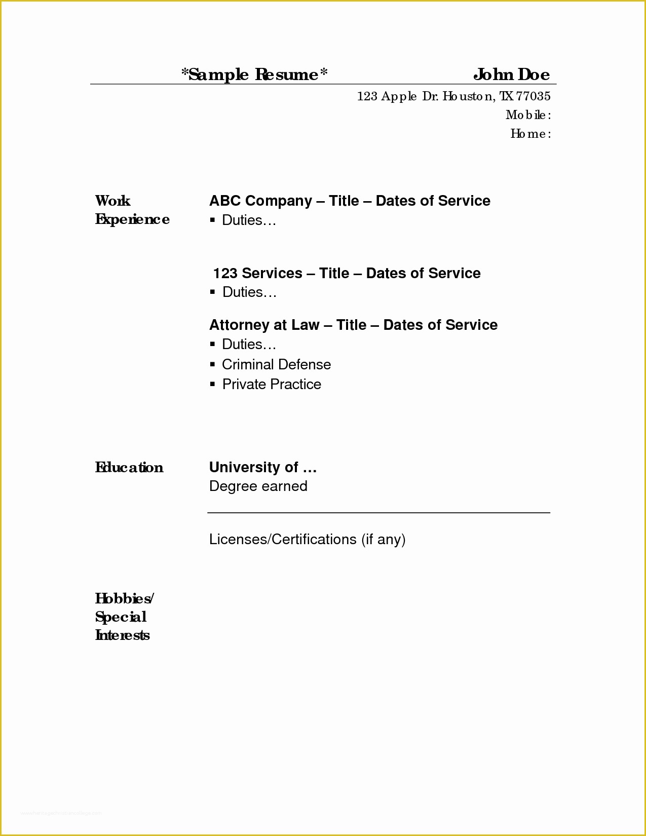 Free Resume Templates for Mac Pages Of Resume Templates for Mac