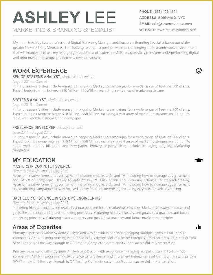 Free Resume Templates for Mac Pages Of Resume Templates Pages Brilliant 2 Page Resume Examples