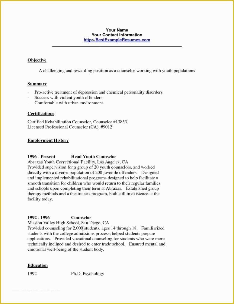 Free Resume Templates No Charge Of 45 Best Free Resume Builder Line No Cost Bj E
