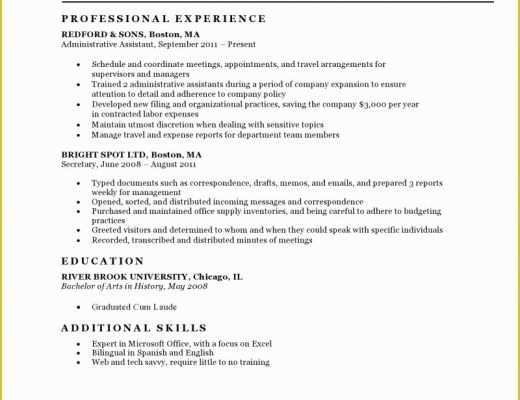 Free Resume Templates Of Expert Preferred Resume Templates