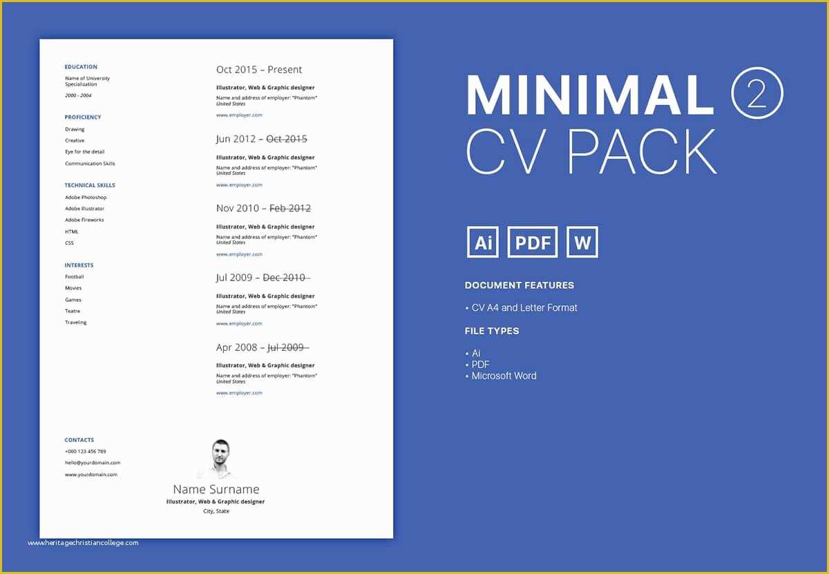 Free Resume Templates Of Free Resume Templates 17 Free Cv Templates to Download & Use