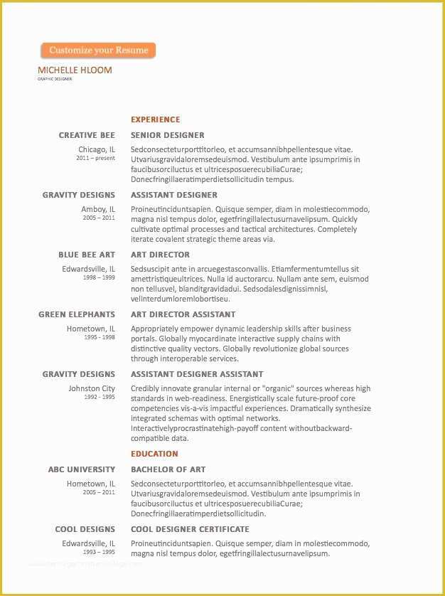 Free Resume Templates Word Of 20 Free Resume Word Templates to Impress Your Employer