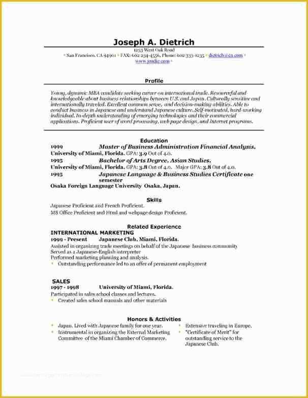 Free Resume Templates Word Of 6 Free Resume Templates Microsoft Word 2007 Bud