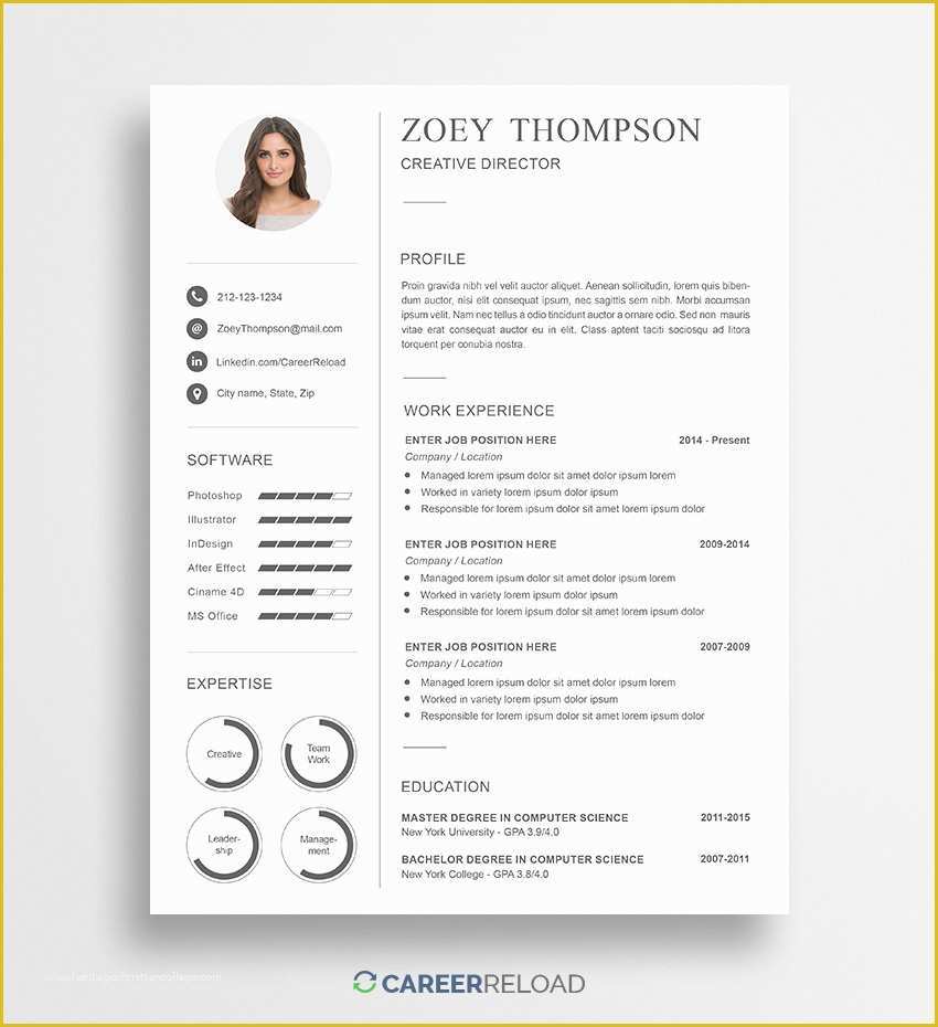 Free Resume Templates Word Of Download Free Resume Templates Free Resources for Job