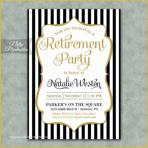 Free Retirement Invitation Template Of 12 Retirement Party Invitations Psd Ai