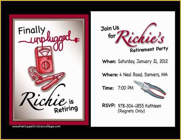 Free Retirement Invitation Template Of 36 Retirement Party Invitation Templates Psd Ai Word