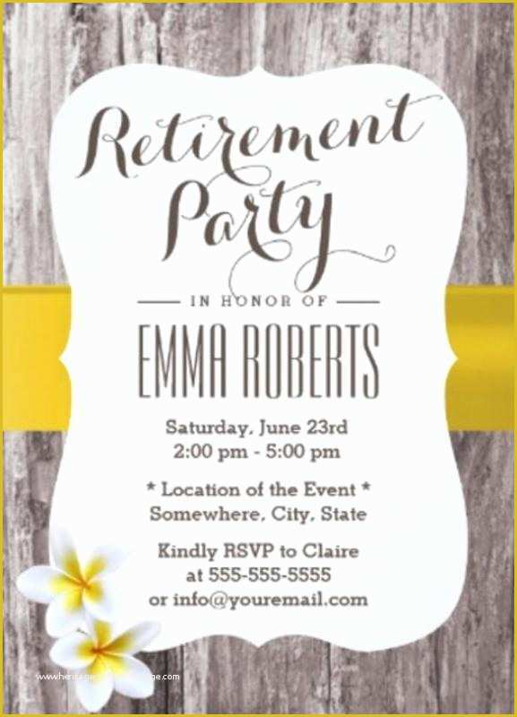 Free Retirement Invitation Template Of Retirement Flyer Template