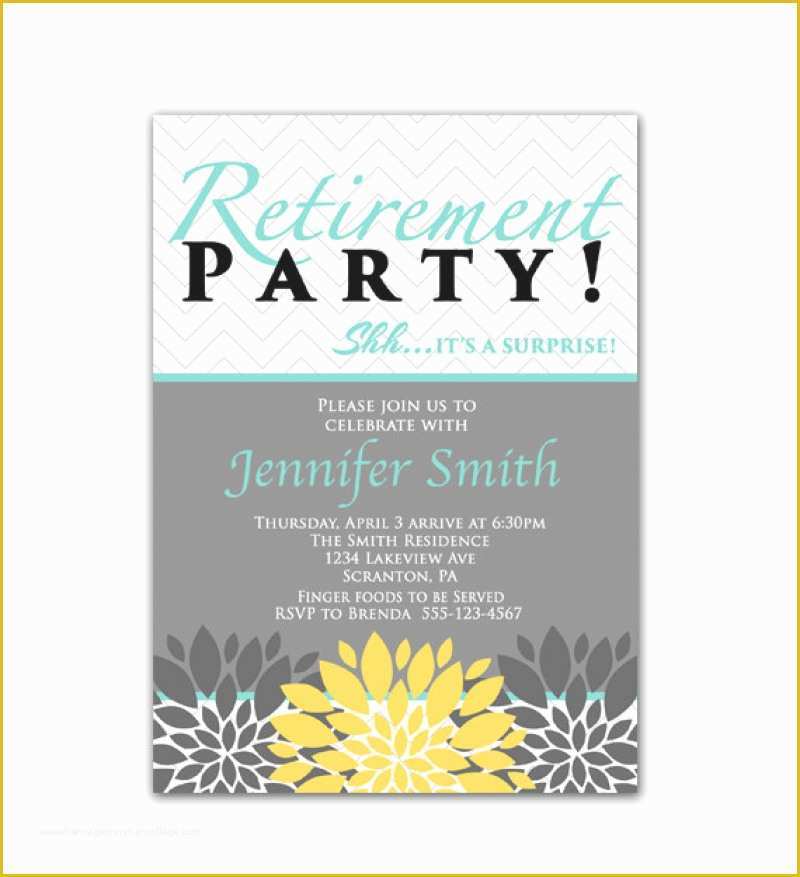 Free Retirement Invitation Template Of Surprise Retirement Party Invitation Template