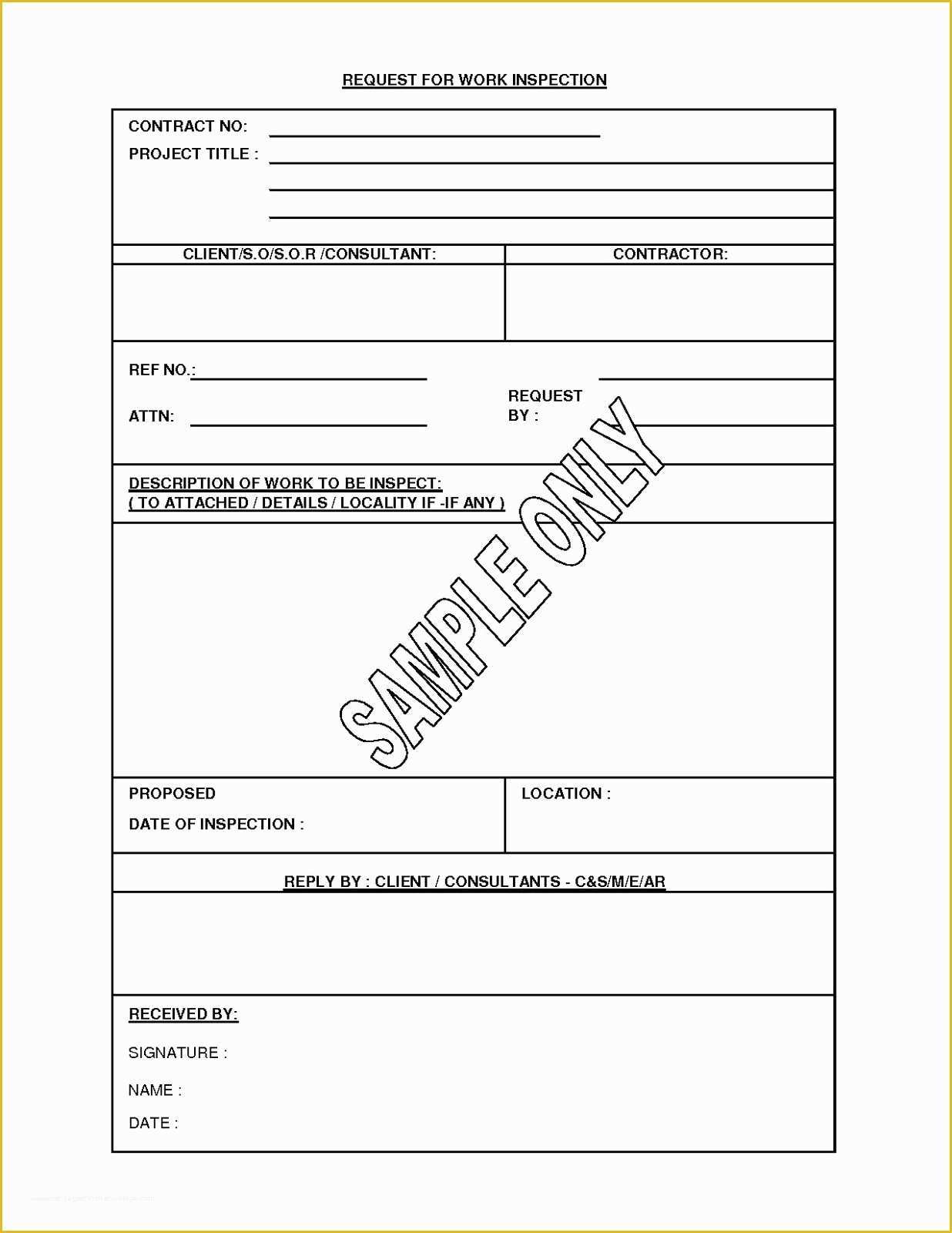 Free Rfi form Template Of Construction Construction Rfi Template with S