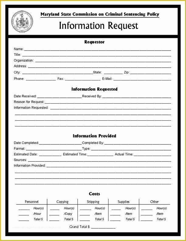 Free Rfi form Template Of Customer Request form Template Gallery Free Templates Ideas