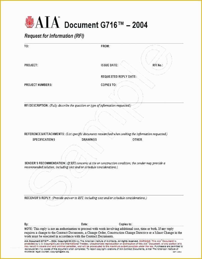 Free Rfi form Template Of Free Rfi Template Construction Gallery Template Design Ideas