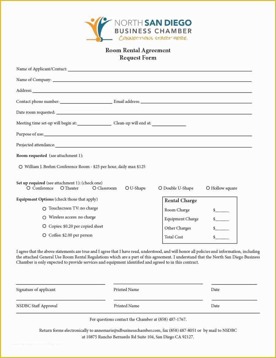 Free Room Rental Agreement Template Of 39 Simple Room Rental Agreement Templates Template Archive