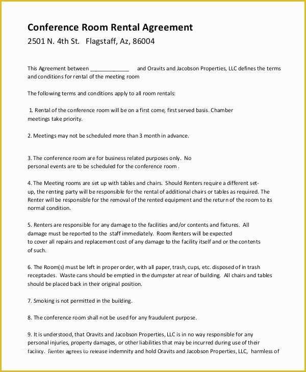 Free Room Rental Agreement Template Of Room Rental Agreement 17 Free Word Pdf Documents