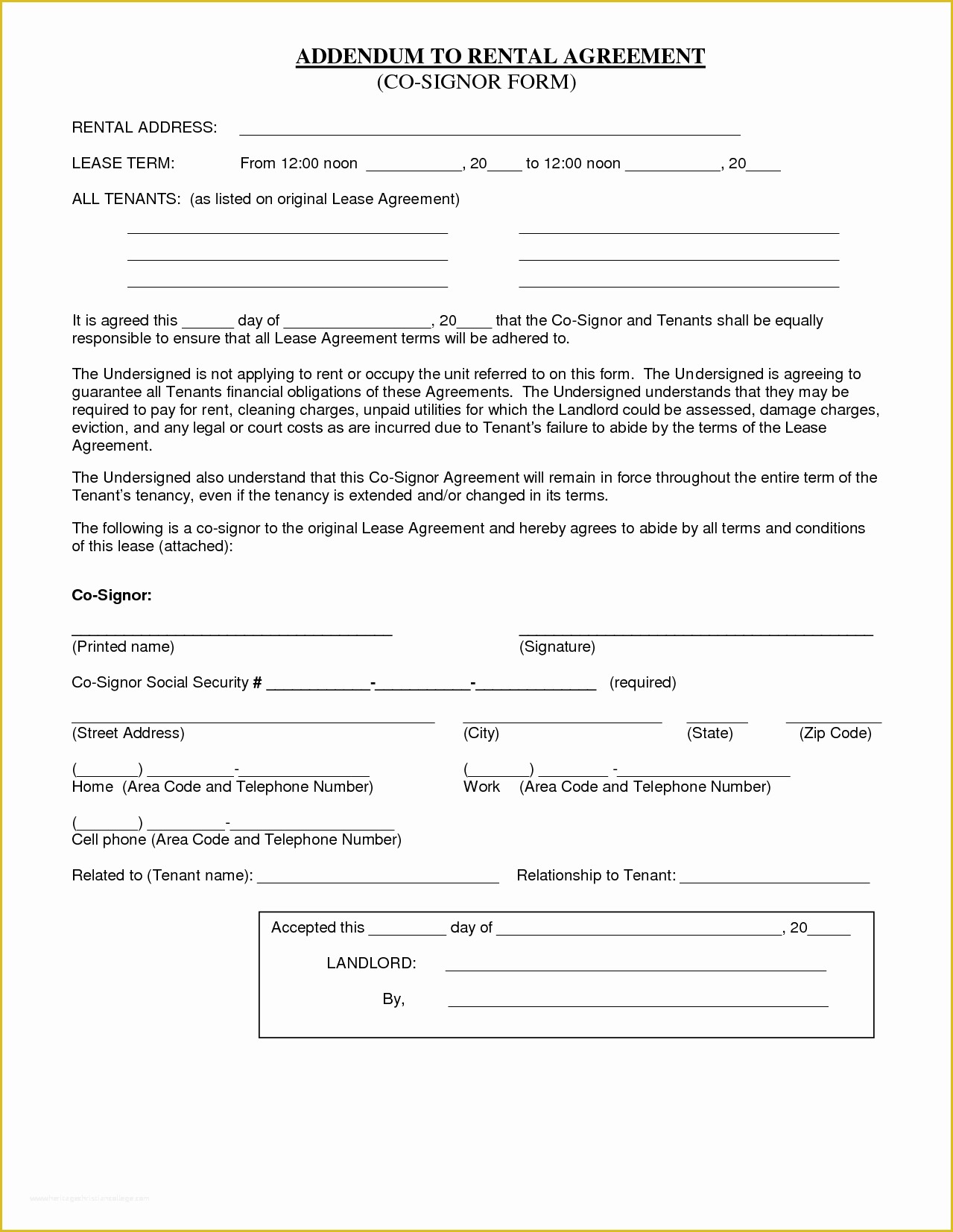 Free Room Rental Agreement Template Word Of 8 Simple Rental Agreement Template