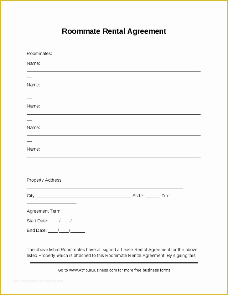 Free Room Rental Agreement Template Word Of Simple Room Rental Agreement