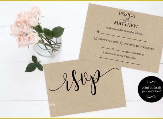 Free Rsvp Postcard Template Of Rsvp Wedding Template Wedding Rsvp Cards Rsvp Online