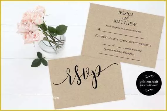 55 Free Rsvp Postcard Template